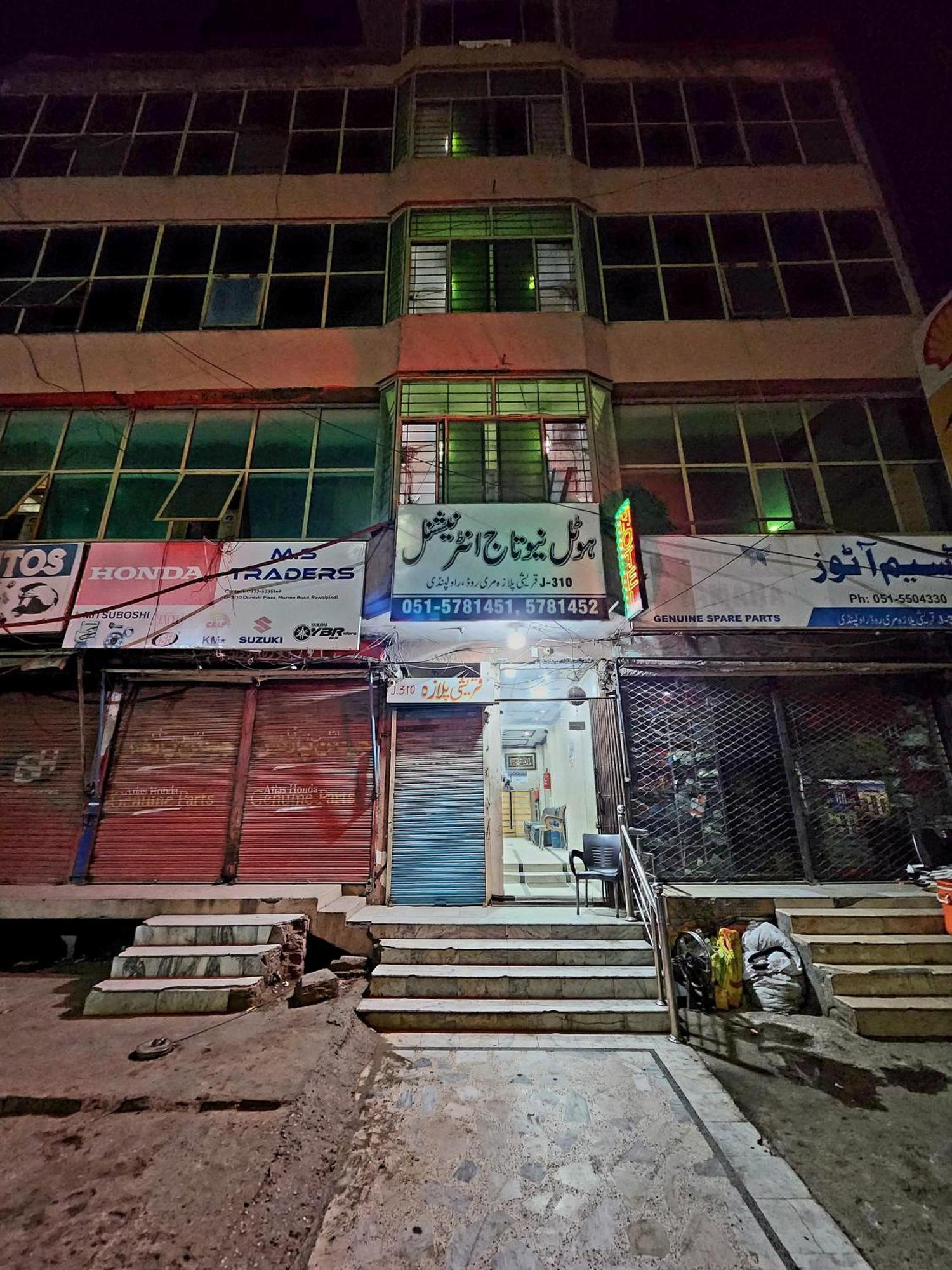 Hotel New Taj International Rawalpindi Esterno foto
